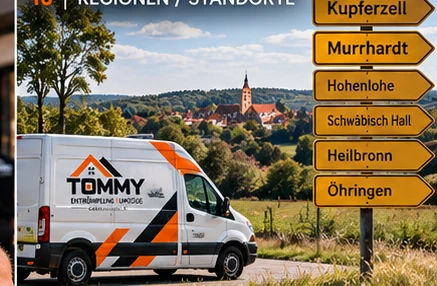 TOMMY-Fahrzeug in der Region mit Hinweisen auf Einsatzorte